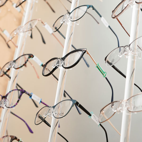 glasses wall